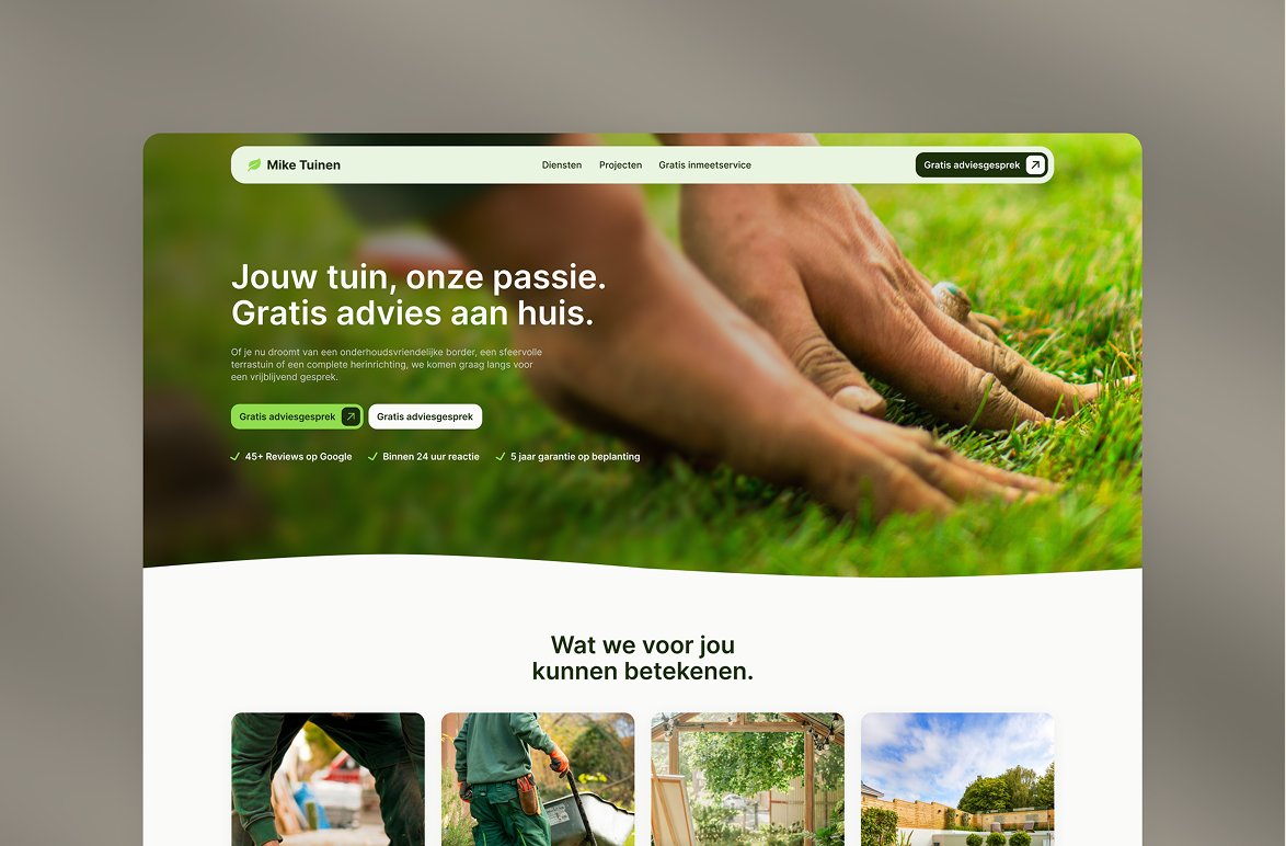 Premium gardening site